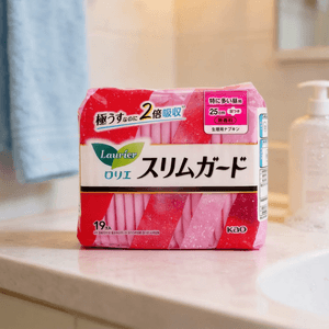 日本KAO花王 LAURIER乐而雅 S零触感系列 无香型超薄日用卫生巾 2倍吸收超强保护 无荧光剂  250mm 19片入