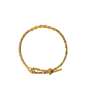 【中国直邮】 普陀山 马年十二生肖本命年红绳编织手绳手链 龙-普贤菩萨 14-18cm