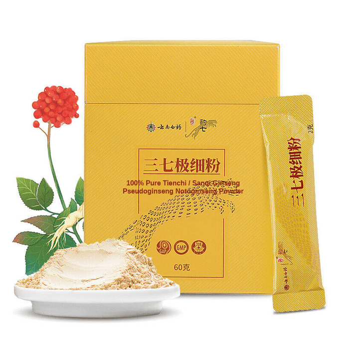 云南文山 豹七 三七粉 极细粉  (2g x 30 小袋)