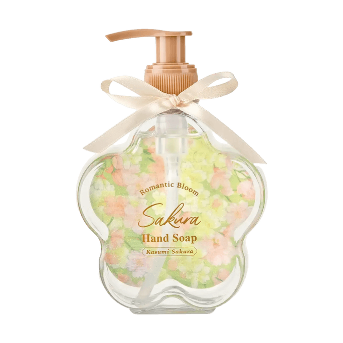 Kasumi Sakura Cherry Blossom Hand Soap Gentle Cleansing Long - lasting Fragrance, 9.3 fl oz
