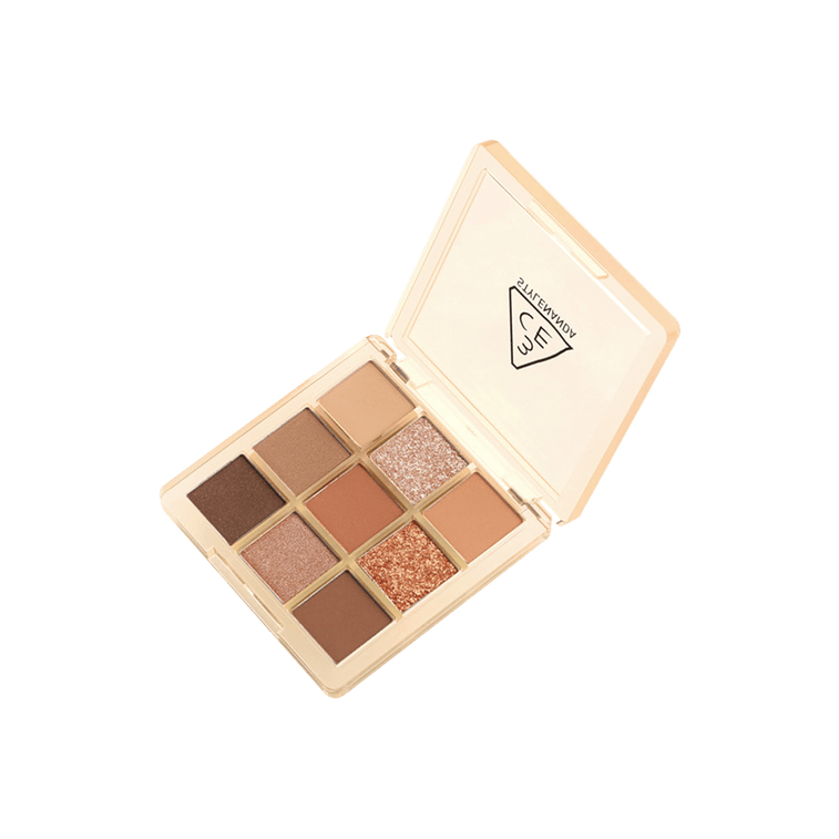 韩国3CE 九宫格9色多功能眼影盘 哑光碎钻珠光多用盘 #Butter Cream 黄油盘 暖棕曲奇 8.5g 【小红书推荐 奶欲千金】 5