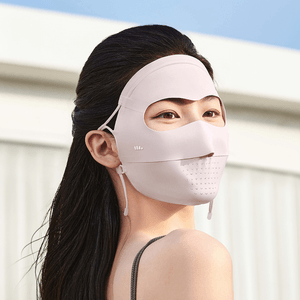 BENEUNDER蕉下 冰薄系列 全脸防晒面罩口罩  医美可用 浅藕粉