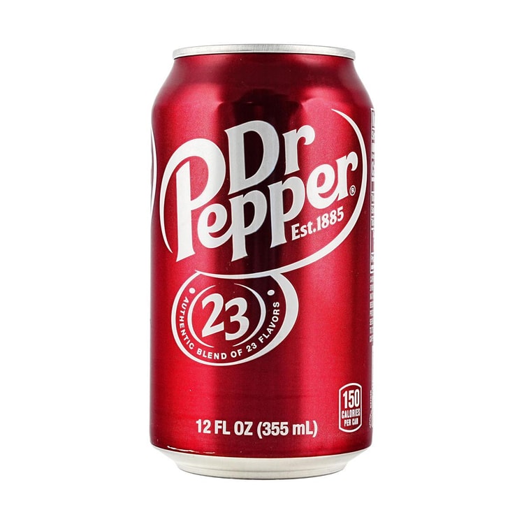 pepper 胡椒博士 Dr. Pepper Soda Original, Blend of 23 Flavors,12 fl oz *6