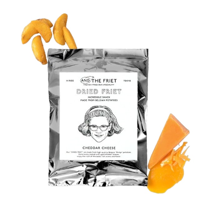 AND THE FRIET French Fries CHEDDAR CHEESE 60g