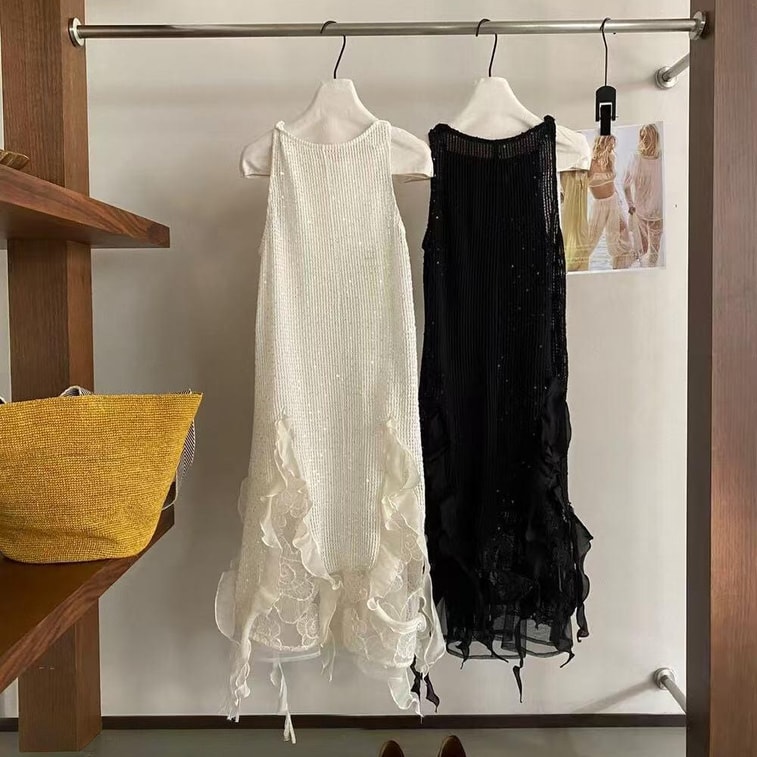 【加拿大直邮】 加拿大 SCENARIO 飘逸连衣裙 两色可选 S-M码 黑色 S 9