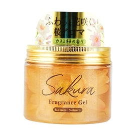 日本GPP 櫻花香氛凝膠 霞櫻清香持久散香 臥室客廳車載芳香劑 160g