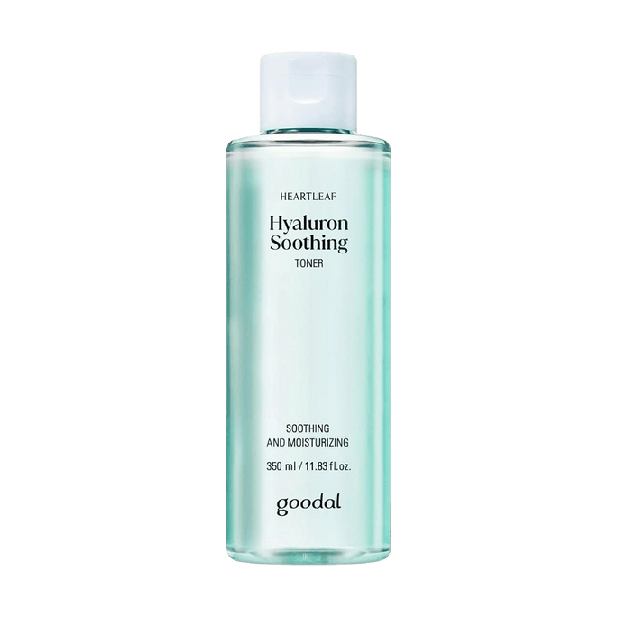 韩国GOODAL果达儿 鱼腥草透明质酸舒缓爽肤水 350ml 深层补水锁水 镇静舒缓 温和褪红降温 干燥缺水肌&敏感肌肤专研