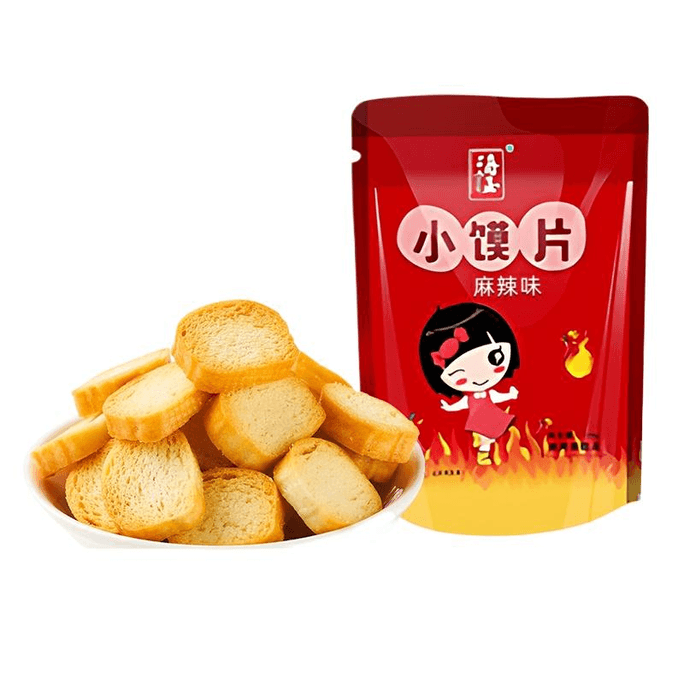 【中国直送】海宇ミニ蒸しパンスライス、焼き蒸しパンスライス、オリジナル味、スパイシー味、108g×2袋