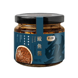 斟厨 青岛特产鲅鱼酱开盖即食拌饭拌面海鲜酱140g/瓶