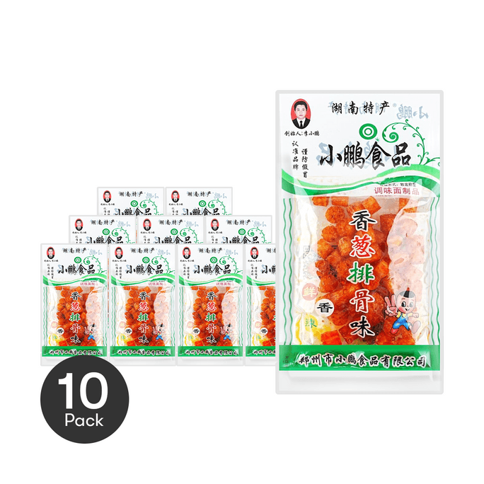 Spicy Onion Spare Ribs Flavor Strips 0.78 oz*10【10 Packs】