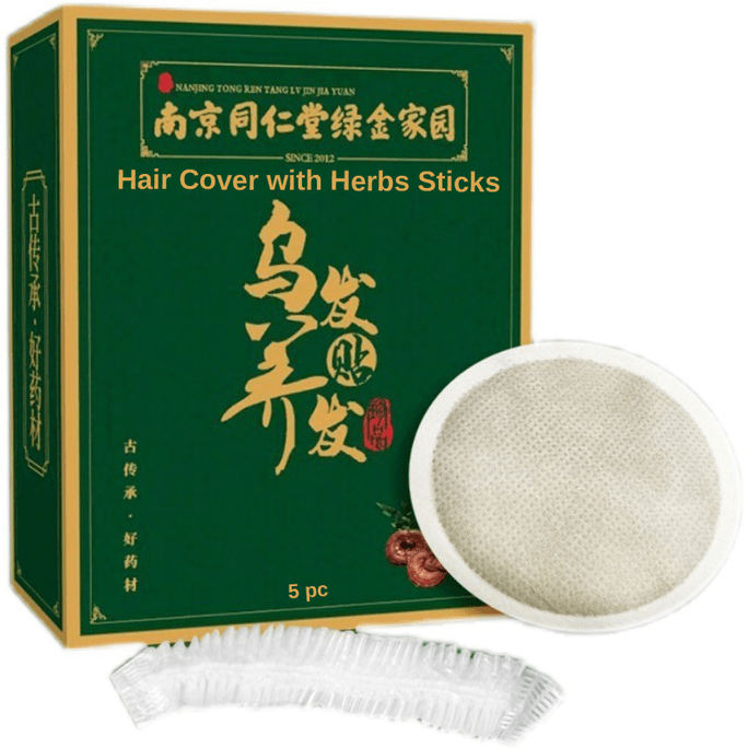 Hair Care plaster Hair Cover With Traditional Chinese Herbs For Hair health 5Pc