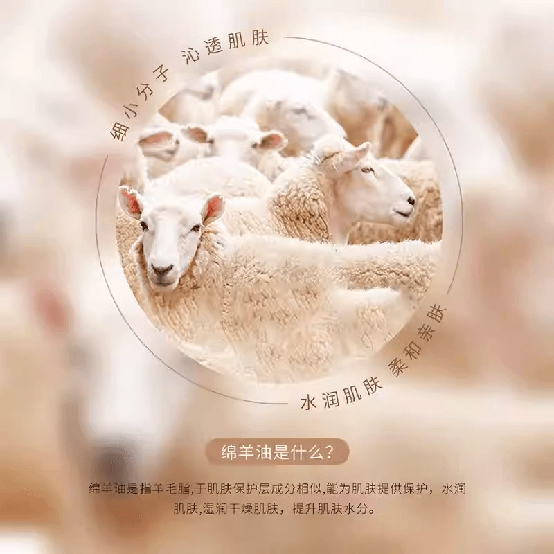  致朵 綿羊油霜滋潤補水保濕官方正品秋冬舒緩潤膚乳140ml*1罐