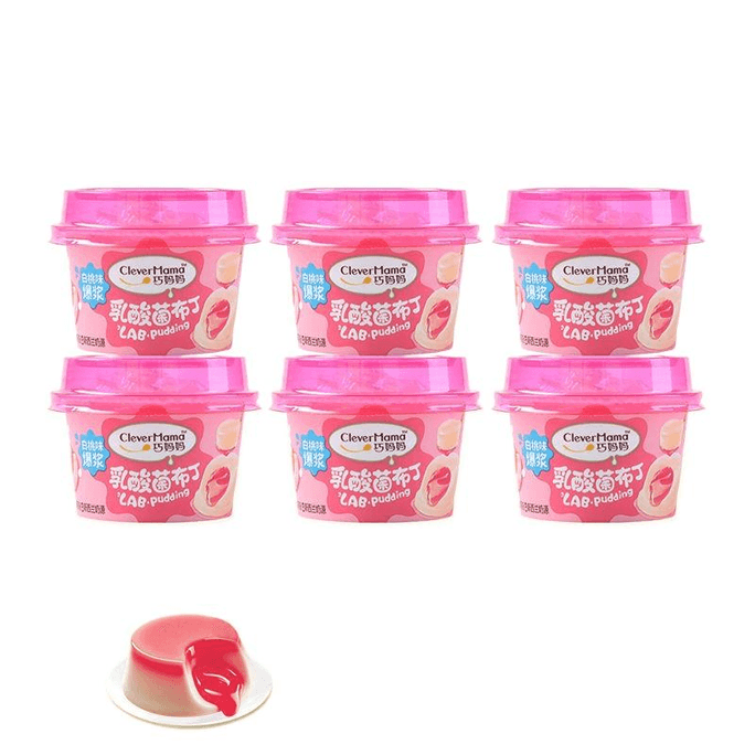 【中国直送】喬姐 はじける溶岩プリン 50g*6カップ