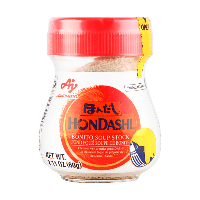 日本AJINOMOTO味之素 HONDASHI柴鱼高汤粉 鲣鱼粉 瓶装 60g【炒菜提鲜】【拉面味噌汤万能汤底】