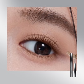 Curling Iron Mascara, 0.07 oz. #02 Brown - 3-in-1 Lash Primer + Volumizing + Sealer | Smudge-Proof & Beginner-Friendly