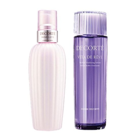 DECORTÉ PRIME LATTE & VITA DE RÊVE PRIME LATTE 300ml And Vita De Reve Herbal Vitalizing Lotion 5oz