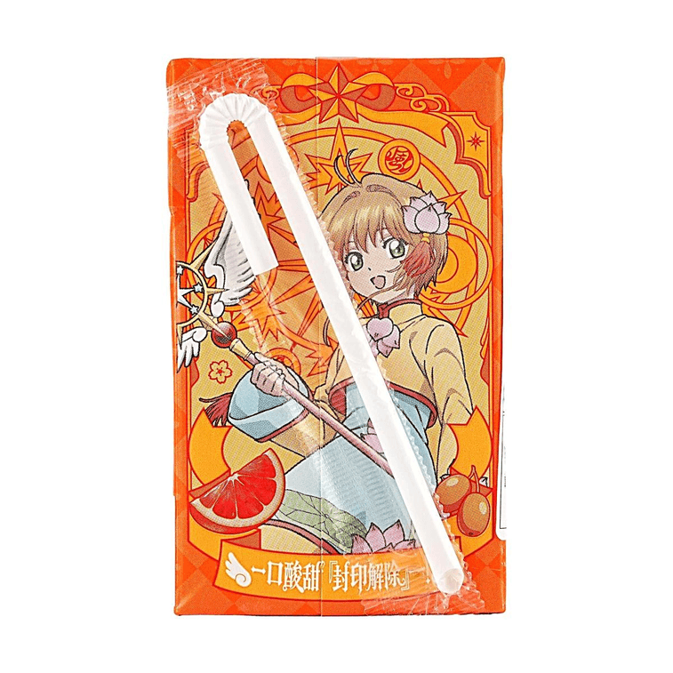 Cardcaptor Sakura Collaboration Yogurt Drink Blood Orange & Sea Buckthorn Flavor 8.45 fl oz 【Sweet and Sour Refreshing】【Contains Real Fruit Juice】 4