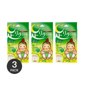 日本樹之惠 天然樹液艾草排毒足貼 30枚入 *3【超值裝】