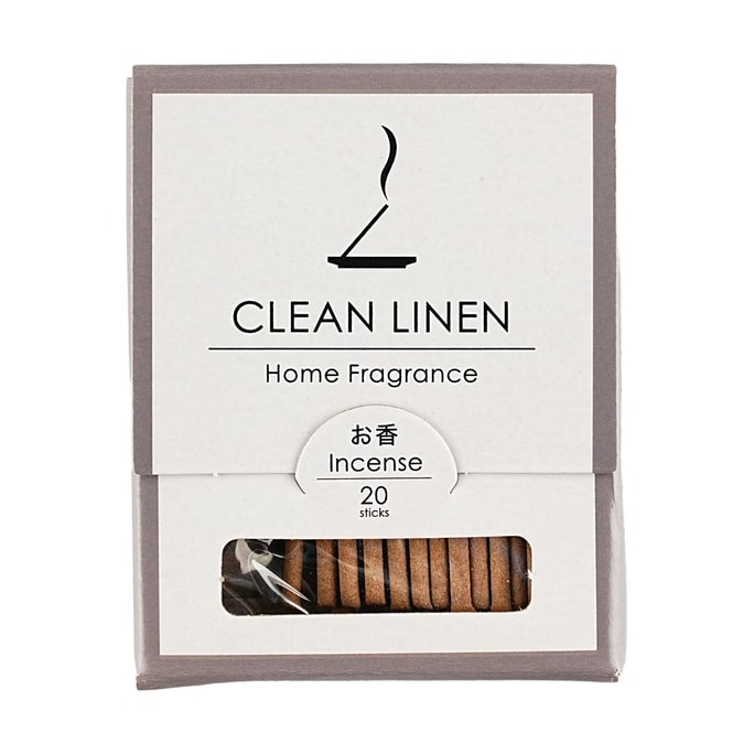 日本NITORI 线香 附香座 家用香薰 乔治清新亚麻香 20支入