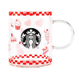 Color Changing Handle Glass Mug 355ml