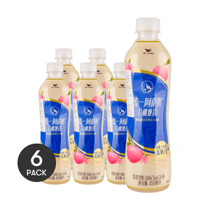 【Value Pack】Assam milk tea white peach Guanyin flavor 450ml*6