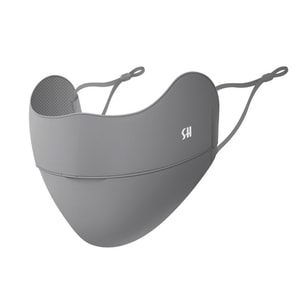 【中国直送】GoloveJoy アイスシルク 日焼け止めマスク ダークグレー 1枚入 UVカット 薄手 通気性 夏用 目の保護