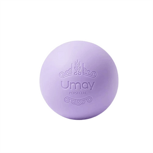 【中国直送】Yumei フットファシアボール シリコンマッサージボール ネックメンブレンボール フットピーナッツボール ヨガボール プロフェッショナルフットアーチトレーナー ローズパープル 1個