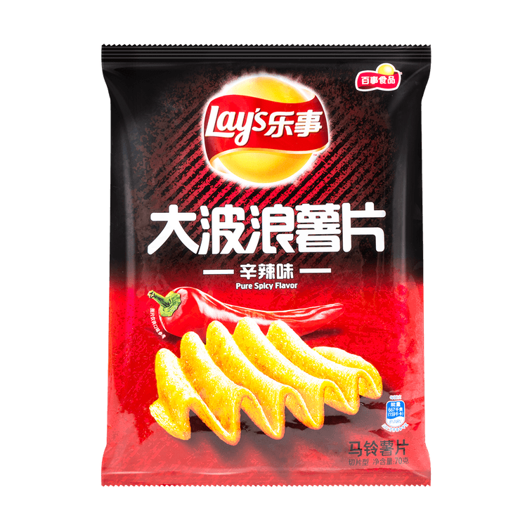 Potato Chips Pure Spicy Flavor 70g 10