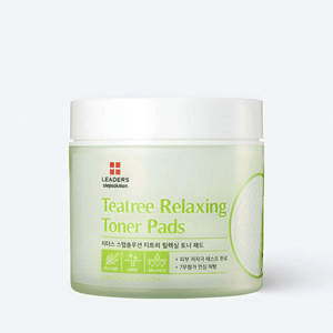 Leaders Teatree Relaxing Toner Pads (60 Pads x 150ml)