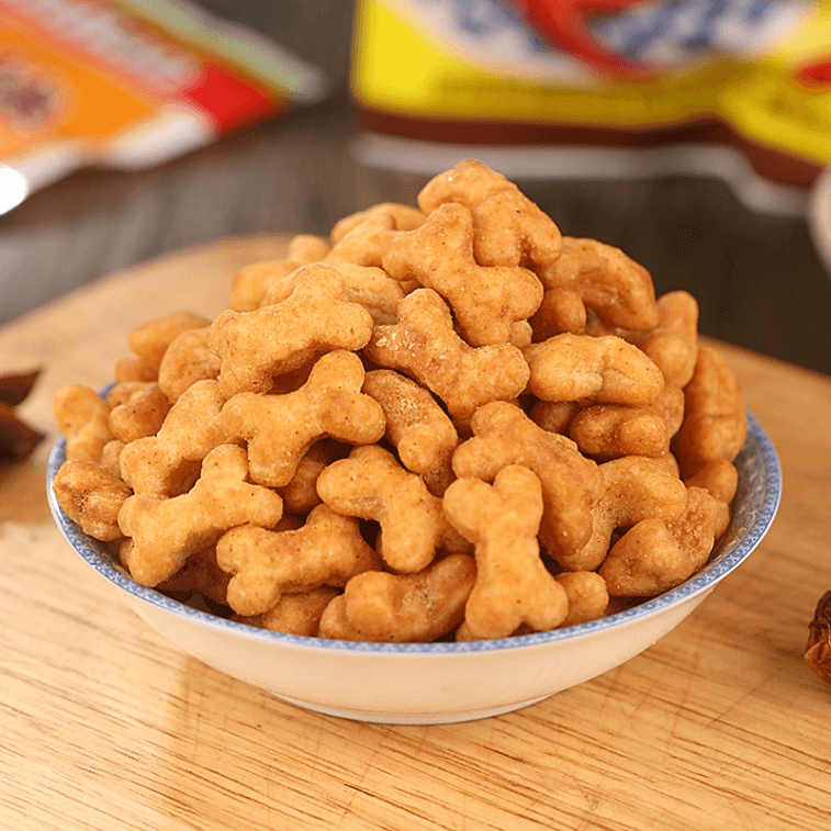 [중국 직송] 후이청 동북 매운 뼈맛 어린 시절 향수 퍼프 스낵 인터넷 연예인 스낵 사무실 간식 식품 20g*5팩 3