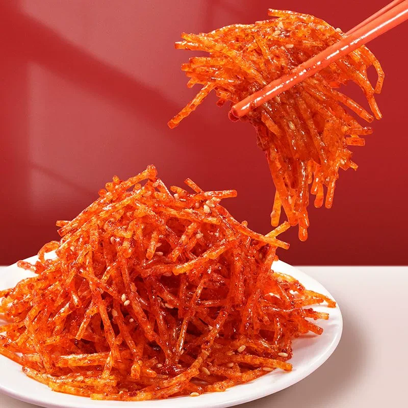 思乡山 直邮    魔鬼辣丝 变态辣辣条 爆辣超辣年货零食湖南特产童年怀旧小吃 小包装  32g*3包