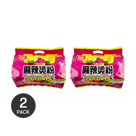 白家陈记 非油炸 四川特色风味麻辣烫粉 方便粉丝 5包入 525g*2【超值2份10包装】