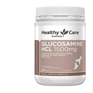 【中国直邮】 澳大利亚 Healthy Care 维骨力氨糖鲨鱼软骨素关节膝盖骨胶原成人中老年进口 加强版1500mg 400片/瓶