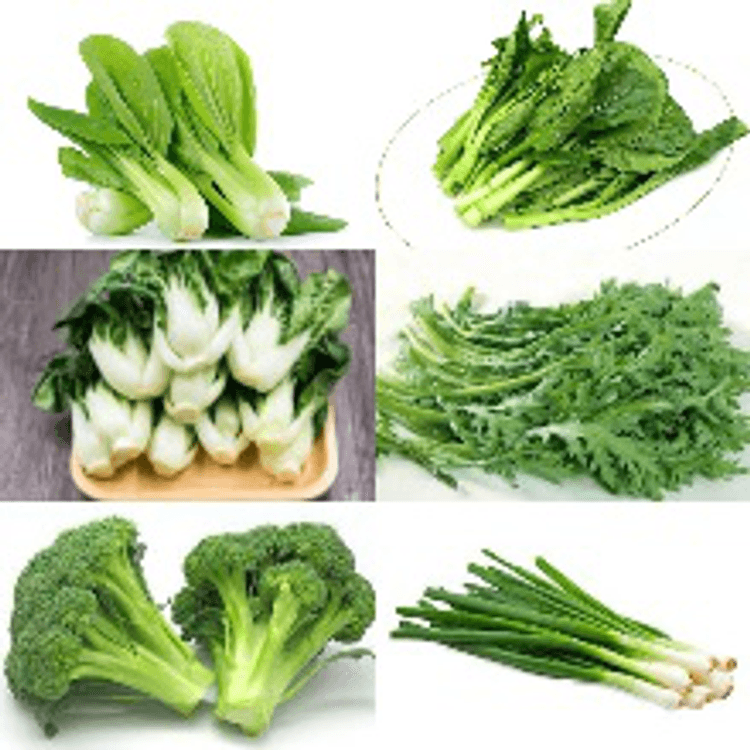 4 kinds of mixed vegetables and green onions 20lb - Yami