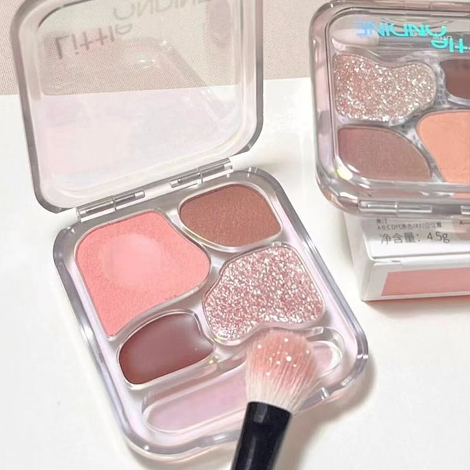 Lying Silkworm Powder Plate02nude Pink 1pc