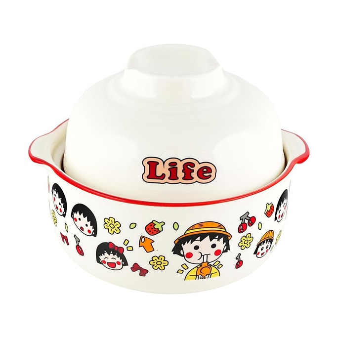 Ramen Bowl, Chibi Maruko-chan, Two sets bowl: 750ML + 500 ML