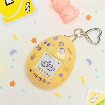 韩国MUMCHIT 钥匙扣系列香水护手霜 拓麻歌子电子宠物可爱挂件形 附赠贴纸 保湿滋润 50ml #Tulip Libre 自由郁金香