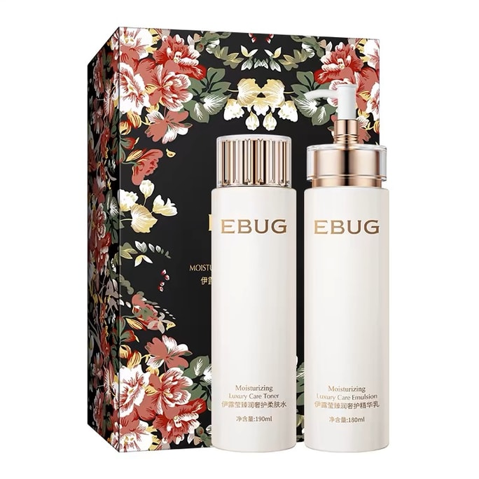 Moisturizing Skin Care Suit Hydrating Minimizes Pores Anti-wrinkle Firming 190ml+180ml