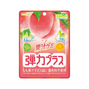 日本 MEIJI明治 明治 超弹力桃子果汁软糖 72g