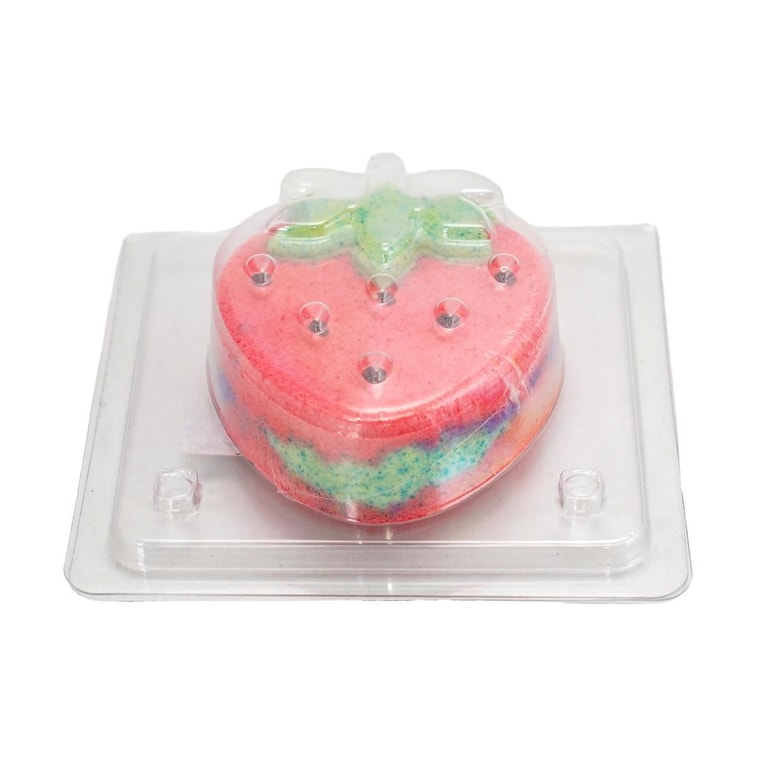 澡堂实验室BATHLAB 泡澡沐浴球 超多精油浴缸用 130g #绚烂莓莓 浅橘红色彩虹泡泡浴 8