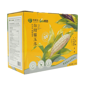 Maïs blanc sucré et glutineux 91,7 oz【Sans OGM】【Un épi par tige】【Origine Wuchang】