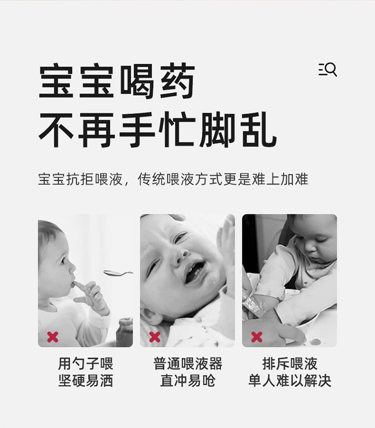 【中国直邮】 琳达妈咪 喂药神器婴儿防呛喂药宝宝婴幼儿喂奶滴管式喂水儿童喝药1个
