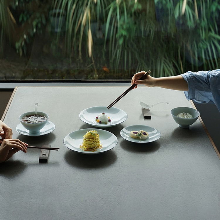 LANYINDONGFANG 景徳鎮陶器食器セット湖 - Yami
