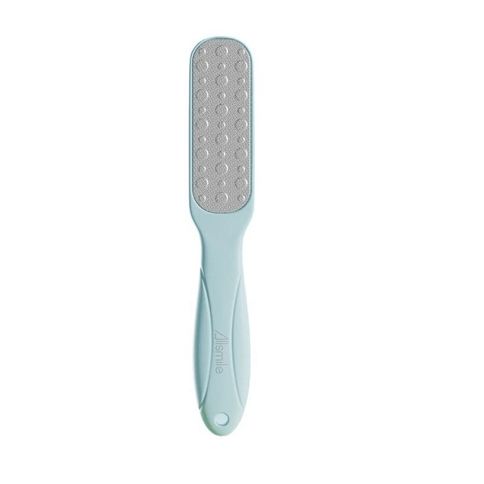 【中国直送】Allsmile フットファイル、角質除去ブラシ、かかとブラシ、ナユキブルー 12.5cm×1
