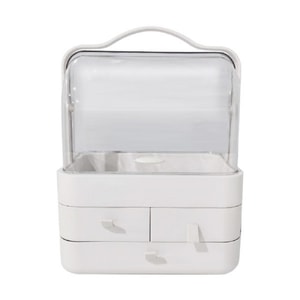 Cosmetics storage box white 1