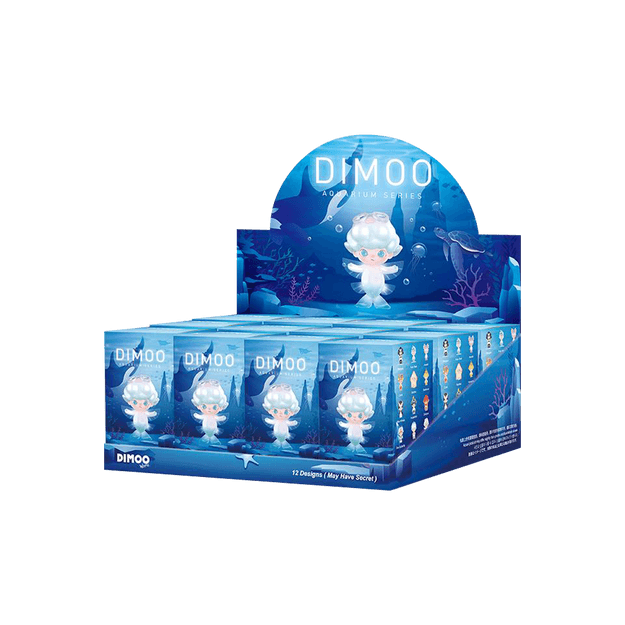 商品详情 - 泡泡玛特POP MART DIMOO水族馆系列盲盒手办 整盒含12个 - image  0