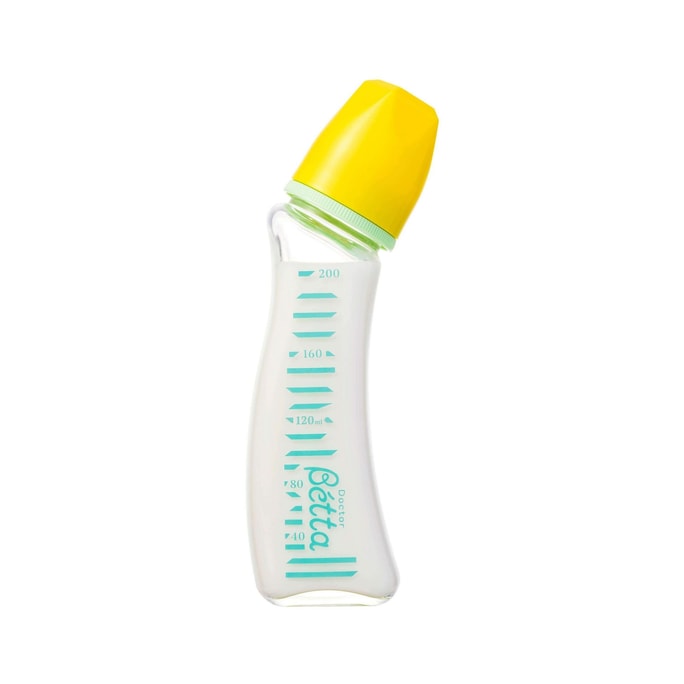 Glass 200ml Doctor Betta Baby Bottle Jewel G1-200ml Blue 1 box