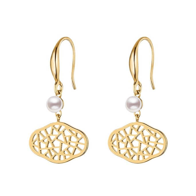 Haitang Flower Window Earrings  Earrings  Fashion And Personalized Earrings  3.1 * 2cm