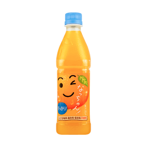 なっちゃんオレンジジュース 14.36 fl oz【人工甘味料不使用】【着色料不使用】【保存料不使用】