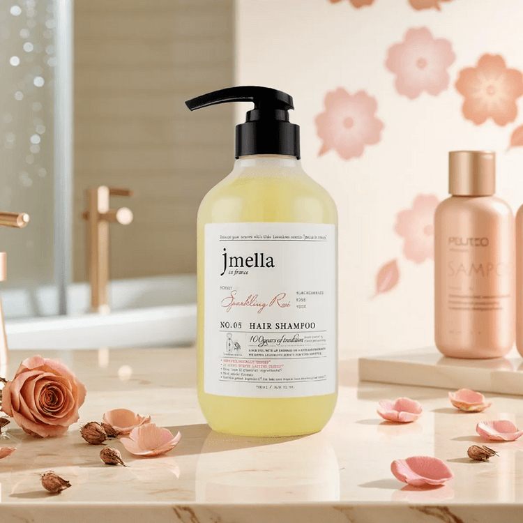 JMELLA NO.05 ヘアシャンプー、スパークリングローズ、パフュームヘア